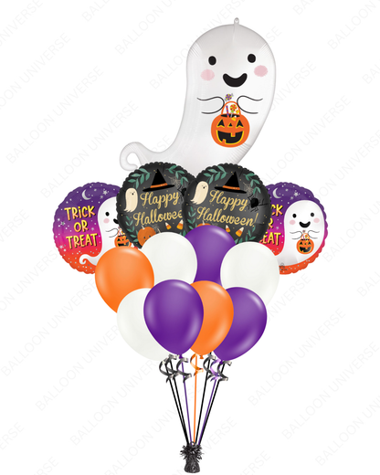 TRICK OR TREAT Ghost Balloon Set