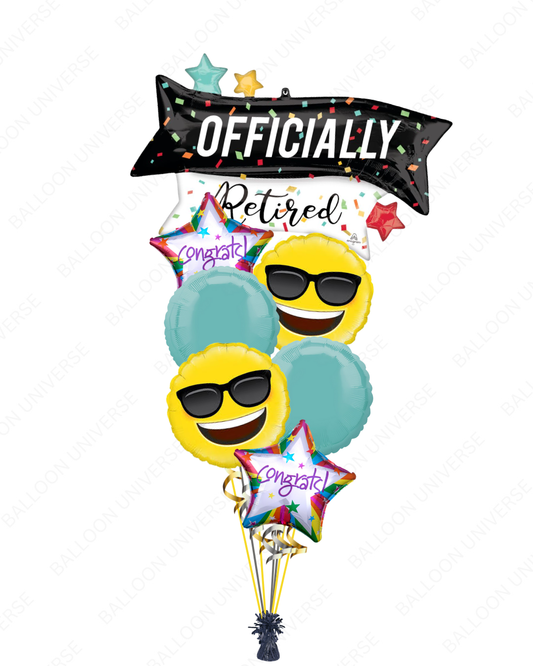 Officially Retired Foil Balloon Bouquet