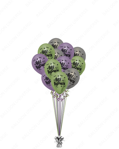 Halloween balloons in three colors 