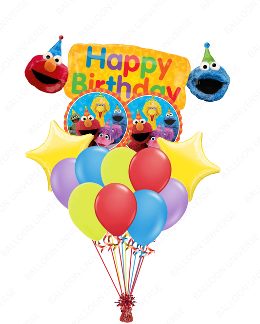 Sesame Street Birthday Party Balloons