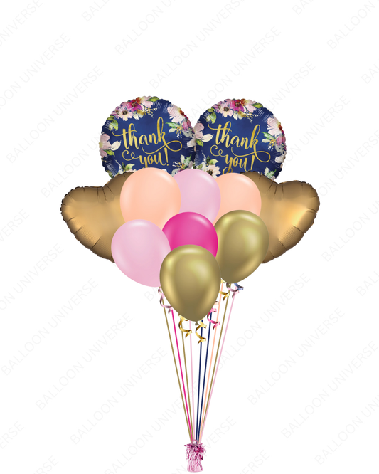 Elegant Thank You Balloon Bouquet