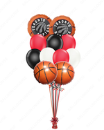 18" Basketball Toronto Raptors Balloon Bouquet