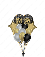 Helium Happy New Year Balloon Bouquet