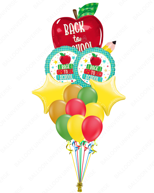 Back to School Apple Balloon Bouquet