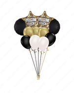 Welcome Back Military Camo Star Balloon Set