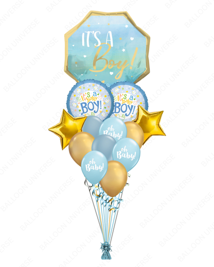 Welcome Little Prince Balloon Bouquet