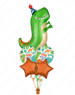 Dino Adventure Birthday Balloons
