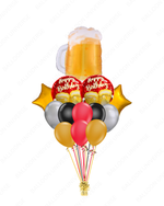 SuperShape Beer Mug Birthday Balloon Bouquet