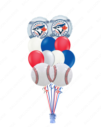 Toronto Blue Jays Foil Balloon Bouquet for Sports Events