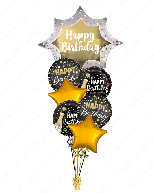 A Burst of Fabulous - Happy Birthday Balloons