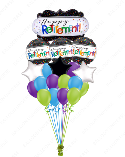 Happy Retirement Balloon Bouquet