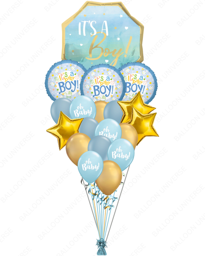 Welcome Little Prince Balloon Bouquet
