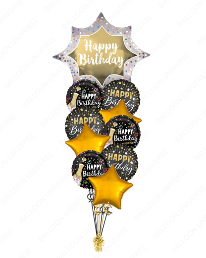 A Burst of Fabulous - Happy Birthday Balloons