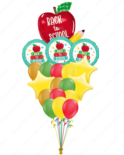 Back to School Apple Balloon Bouquet
