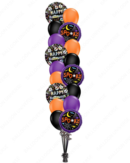 The Spooky Halloween Balloon Bouqet