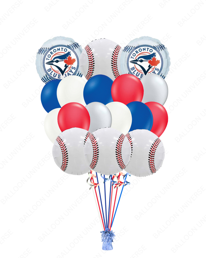 Toronto Blue Jays Foil Balloon Bouquet for Sports Events