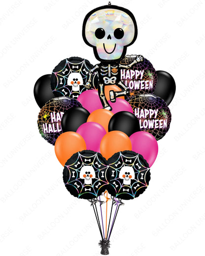 “Party with the Skeletons” Halloween Balloons