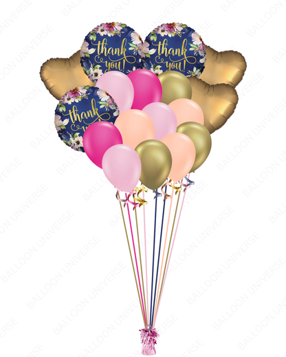 Elegant Thank You Balloon Bouquet