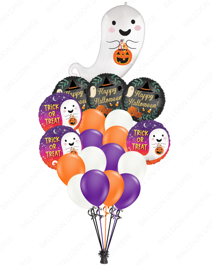 TRICK OR TREAT Ghost Balloon Set