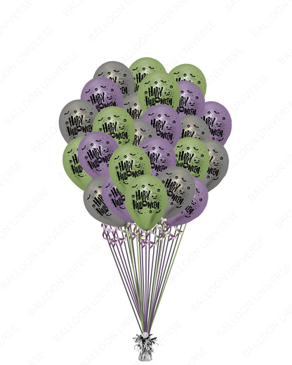 Festive Halloween Balloon Trio Set