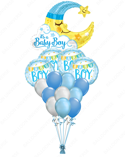 It’s a Baby Boy Helium Balloon Bouquet