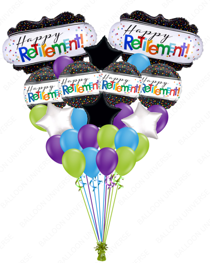 Happy Retirement Balloon Bouquet