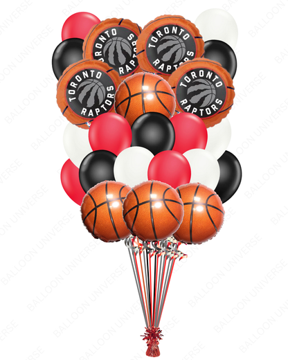 18" Basketball Toronto Raptors Balloon Bouquet