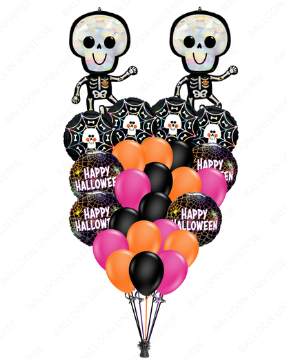 Halloween Skeleton Balloon Bouquet
