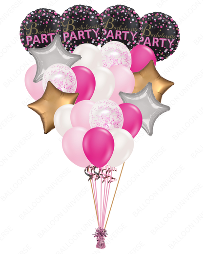 Elegant Bachelorette Party Balloon Bunch