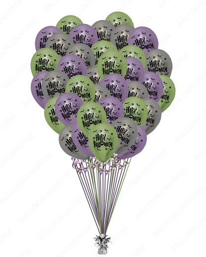 Festive Halloween Balloon Trio Set