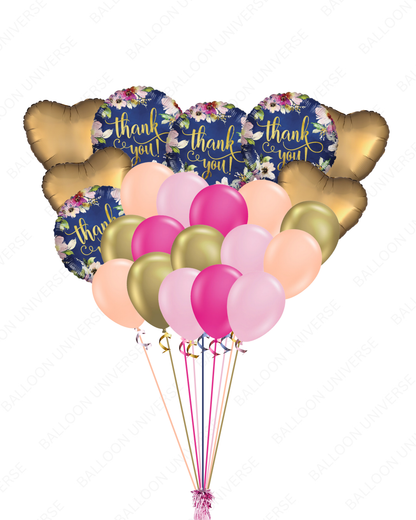 Elegant Thank You Balloon Bouquet