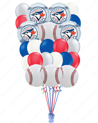 Toronto Blue Jays Foil Balloon Bouquet for Sports Events
