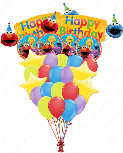 Sesame Street Birthday Party Balloons