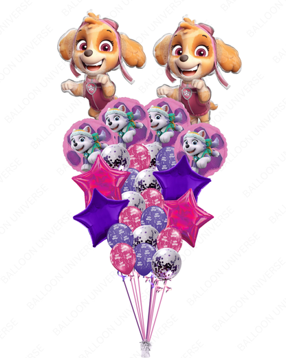 Skye & Everest Birthday Balloon Set (Helium-Filled)