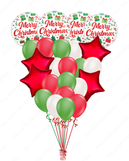 Merry Christmas Balloons