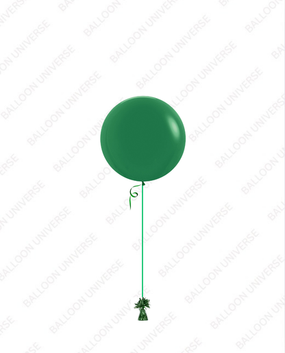 One 24" Latex Balloon with Weight
