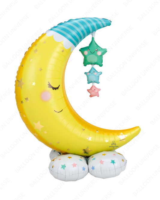 4 ft Shining Moon Airloonz Display