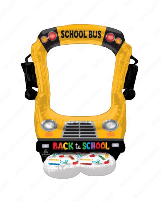 Happy School Bus "BACK TO SCHOOL" Airwalker Display