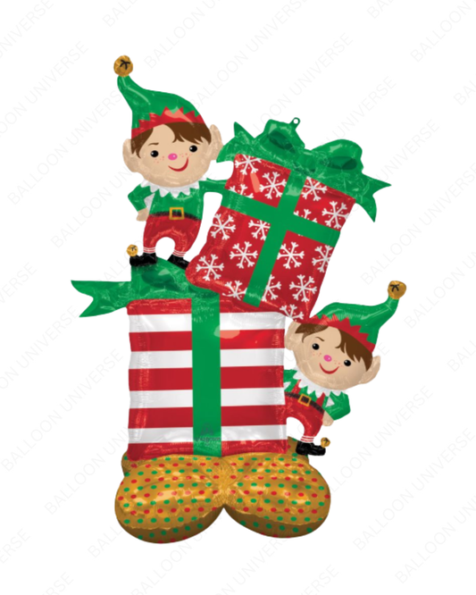 Christmas Elves Airwalker Balloon
