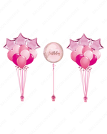 Celebrate in Style - Pink Birthday Balloon Setup