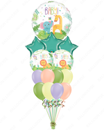 Super Shape Balloon Arrangement for Baby Shower | Jungle Theme