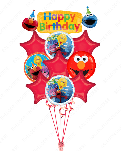 Happy Birthday with Elmo & Friends - Sesame Street Balloons