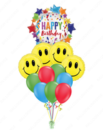 Emoji Vibes "Happy Birthday" Balloon Set