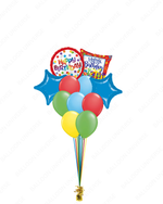 Happy Birthday Balloons - Bright & Cheerful