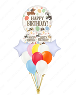 Birthday Cheers, Dog Lover! - Puppy Balloon Party Bundle