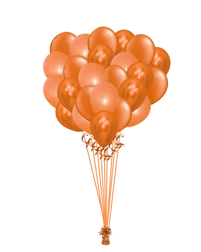 Orange Balloons Bunch