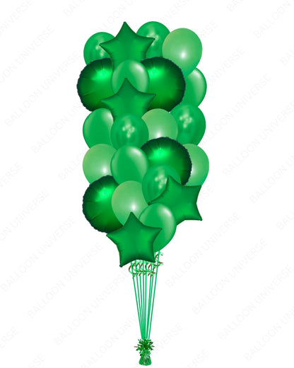 Green Balloon Bouquet