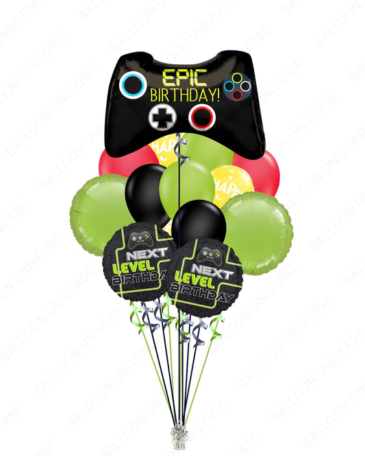 Player 1's Birthday Bash - Gaming Balloon Bunch