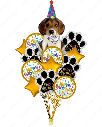 Cute Dog-Themed Birthday Balloons