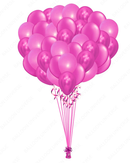 Bunch of Pink Balloons